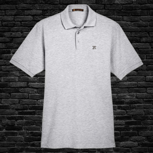 Heather Grey Polo